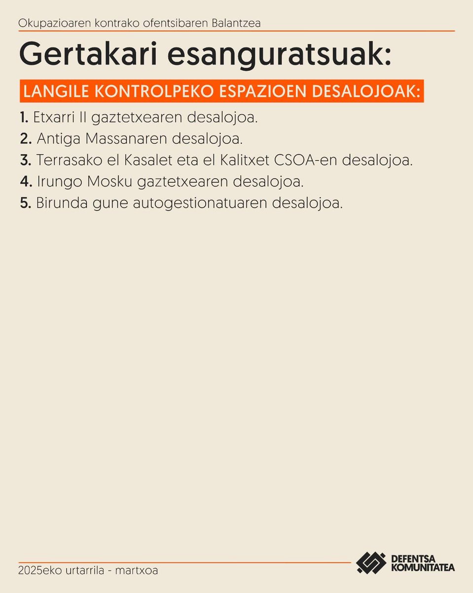 Defentsa Komunitatea (@defentsakom) on Twitter photo 