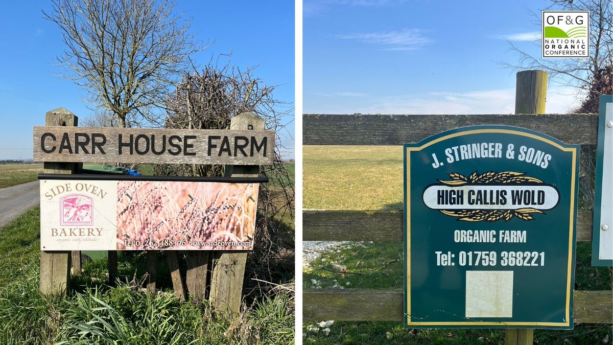 🌾 Want to see the benefits of organic farming in action? 
• See thriving farm diversification 
• Explore increased soil fertility 
• Discover healthier ecosystems and improved biodiversity 
• Learn how to reduce inputs 
Join us for the National Organic Conference on 11 June.