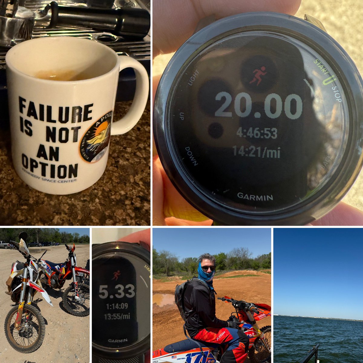 kcashmore1's tweet image. Picked the cup for this morning’s coffee ☕️ (plain espressos x3) based on the anniversary of the Apollo 13 mission, and the goal for today, which was the 20 mile run! That run is done! Mission accomplished 🇺🇸  💫 #FailureIsNotAnOption