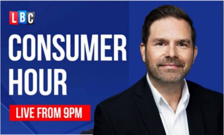 I'm back. On tonight's show:

- New wave of scams aimed at UK consumers travelling to the EU

- Your legal questions answered

☎️0345 60 60 973
📲 84850
  X <a href="/LBC/">LBC</a> 

See you at 9pm