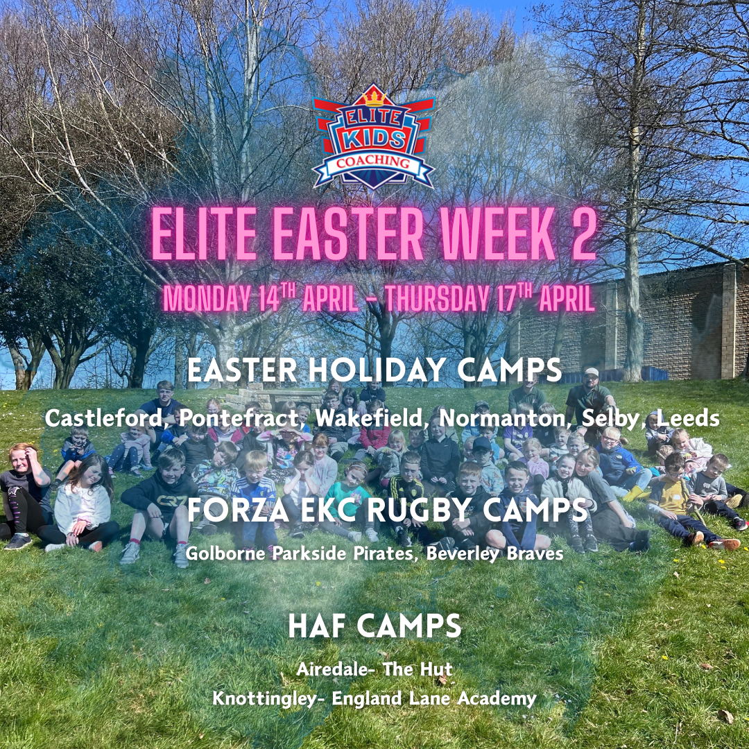 We go again tomorrow!!

Week 2 of our Easter Holiday &amp; Rugby camps start tomorrow!! 

You can still book your place now at- elitekidscoaching.com