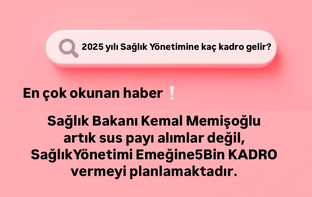 seda_kync's tweet photo. SağlıkYönetimi Emeğine5Bin https://t.co/RydXiF0aac