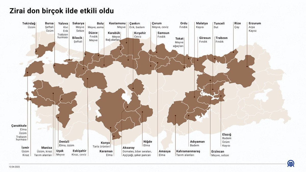 #Konya'da meyve bahçeleri ve bazı tarım ürünleri zirai dondan etkilendi.
#ziraidon
#Konya