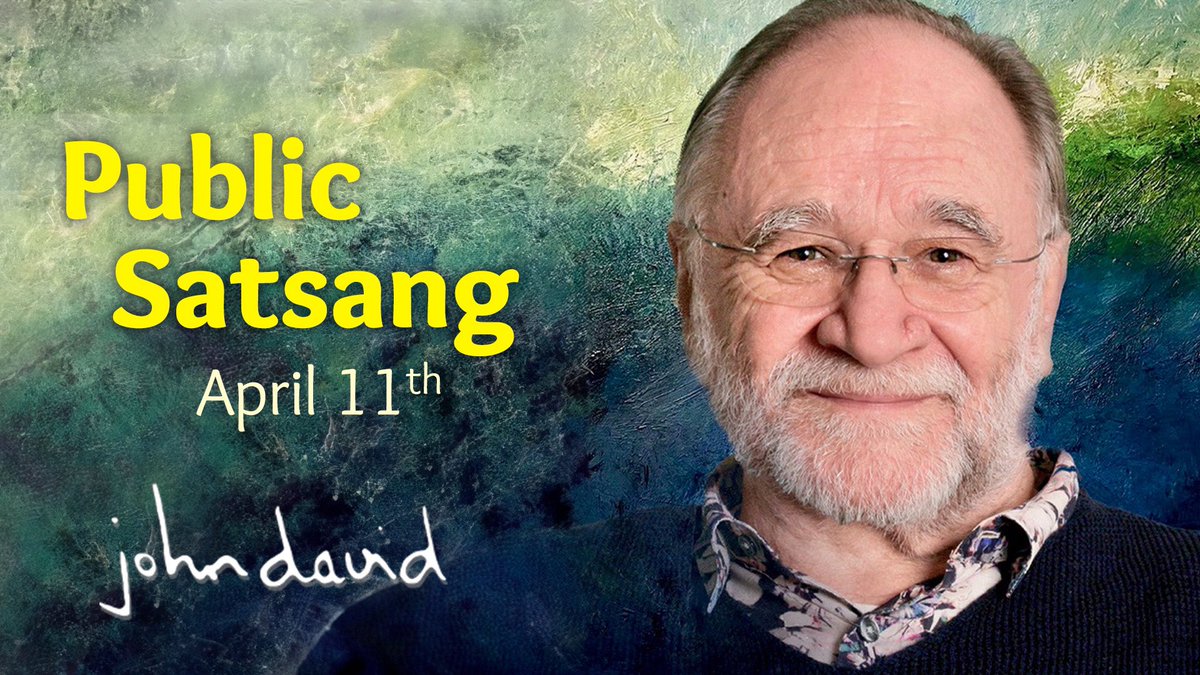 JohnDavidNow's tweet photo. 🌟 Here you can watch the PUBLIC SATSANG from April 11th 🌟
https://t.co/X3bMhJNbSp

Next Satsang and more information: 
https://t.co/Pb15o9Rl78 https://t.co/tl5BDPsQAG