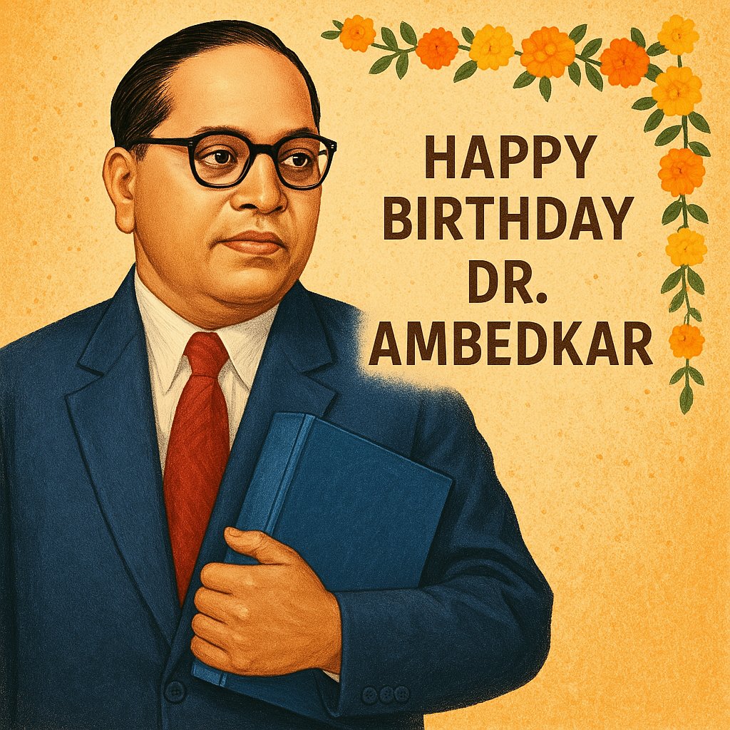 Sonu9SP's tweet photo. #ambedkarjayanti2025
“Cultivation of mind should be the ultimate aim of human existence.”
Remembering the Father of Indian constitution, a scholar, and the prominent personality in Indian freedom struggle on his birth anniversary https://t.co/4BcSFiS34R
