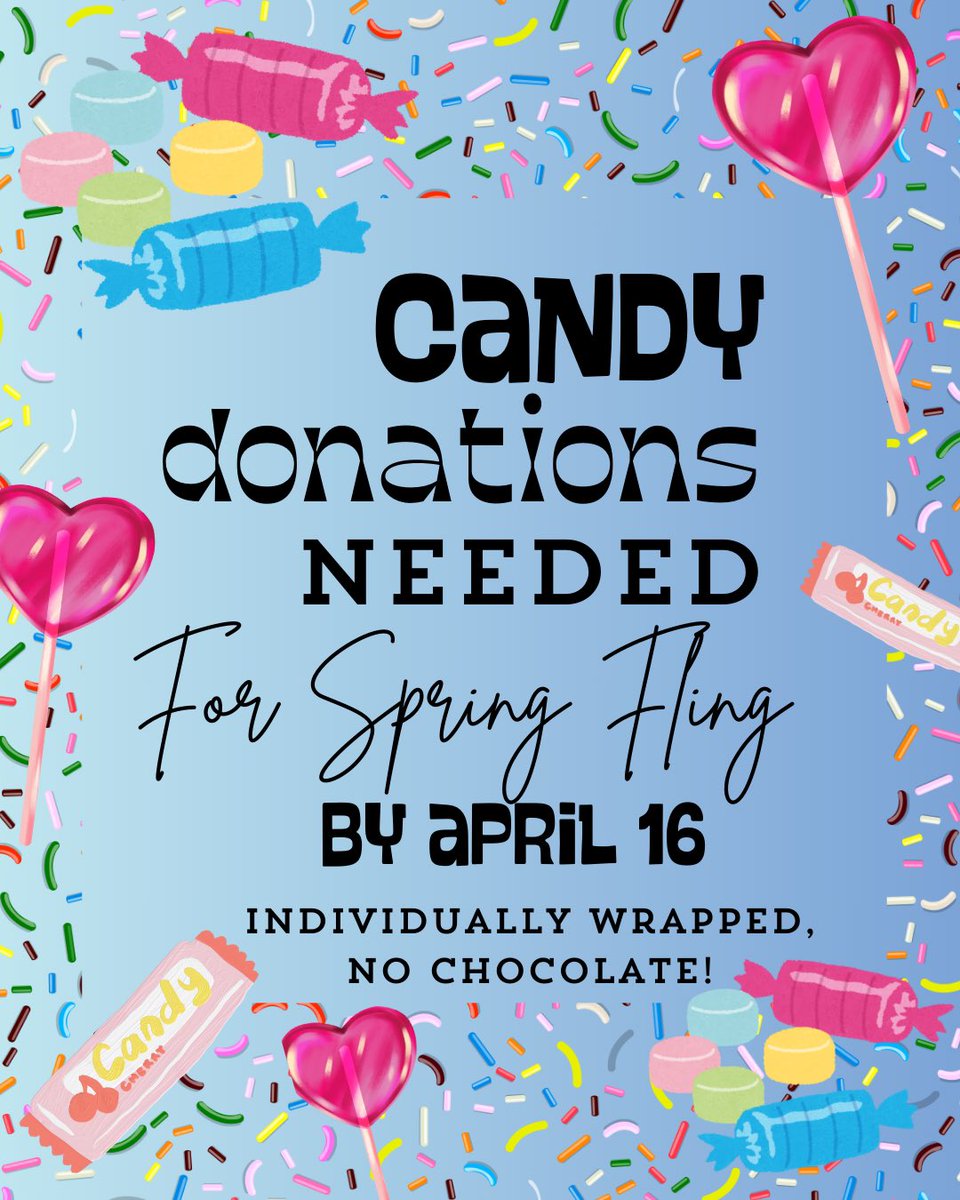 Collier PTO has extended the deadline to turn in candy donations. 

#BeeTheImpact #TeamMCPSS #growingGREATNESS