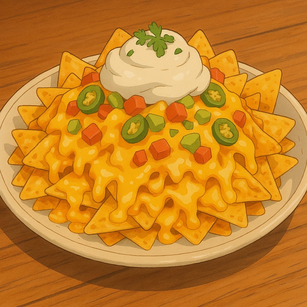toasters_flying's tweet image. Ghibli nachos