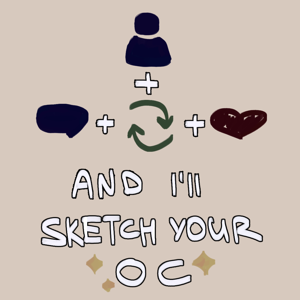 wanna get some clout and draw something new 

so drop your amazing OCs below!! 

i'll try to draw everyone so 1 person - 1 char

#artshare #artmoots