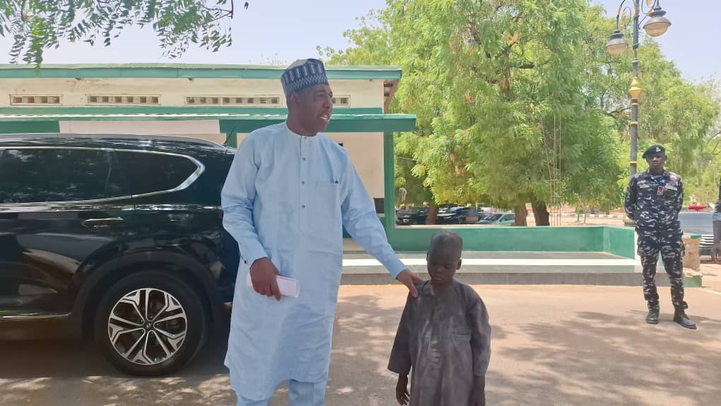Governor Borno (@govborno) on Twitter photo .<a href="/ProfZulum/">Prof. Babagana Umara Zulum</a> orders immediate prosecution of a man in viral video molesting minor
... Meets little Bashir Gaji, offers house, scholarship facebook.com/share/p/169Xxx… .<a href="/ProfZulum/">Prof. Babagana Umara Zulum</a> orders immediate prosecution of a man in viral video molesting minor
... Meets little Bashir Gaji, offers house, scholarship facebook.com/share/p/169Xxx…