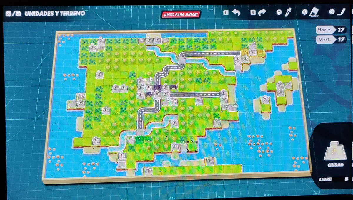He hecho un mapa de España 2vs1 en Advance Wars. Sevilla y Barcelona unen fuerzas para derrotar a la malvada Madrid. ¿Lograrán vencer a los mesetarians, o triunfará el mal? Disclaimer: la forma y posición de las cosas es aproximada 🧐