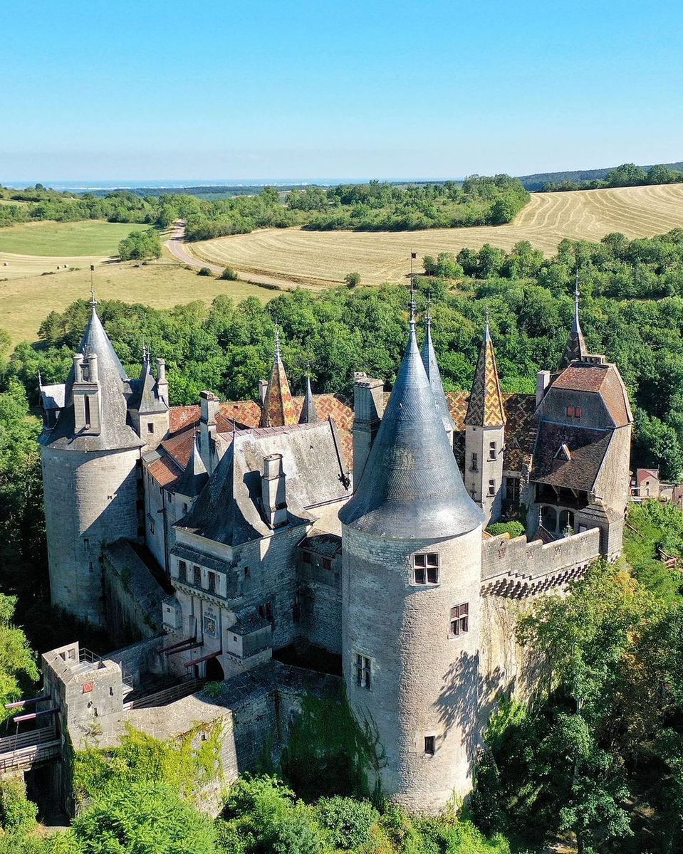 La Rochepot Castle, France.