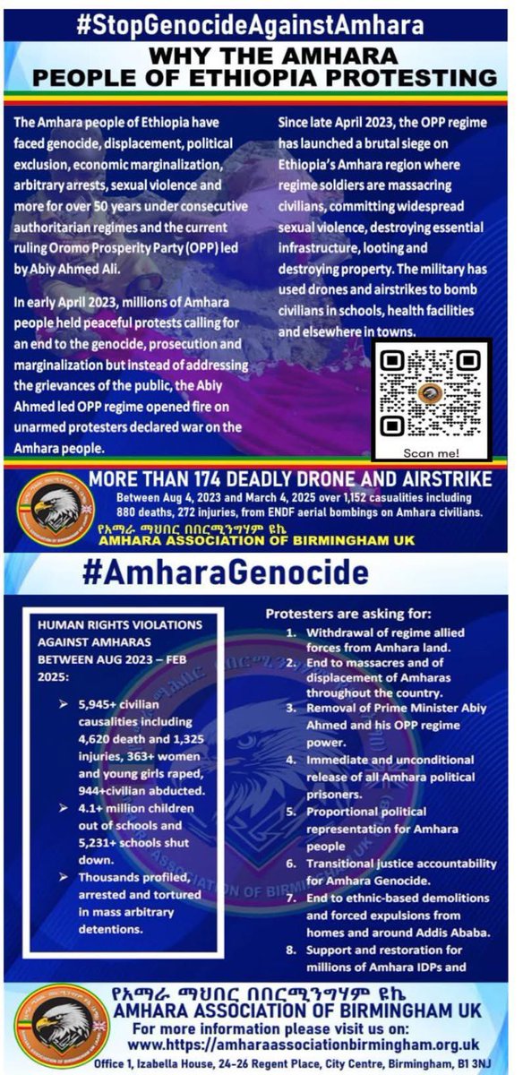 Stop war on Amhara .