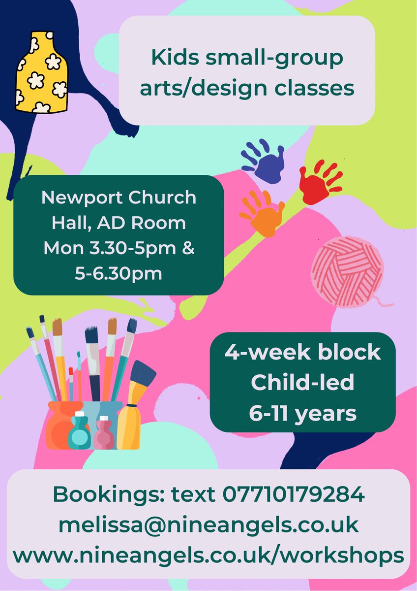 Nine9Angels's tweet photo. Newport-on-Tay creative kids classes starting 28th April - https://t.co/3ZijQ0fBaM https://t.co/pv4MLH0LKL