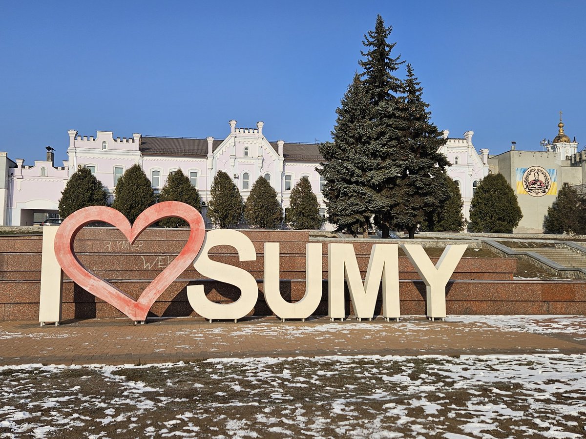 Sumy was the last stop on our charity mission in Feb. It's a beautiful friendly city with great restaurants. Beyond awful to see so many killed by Russia on Palm Sunday.
