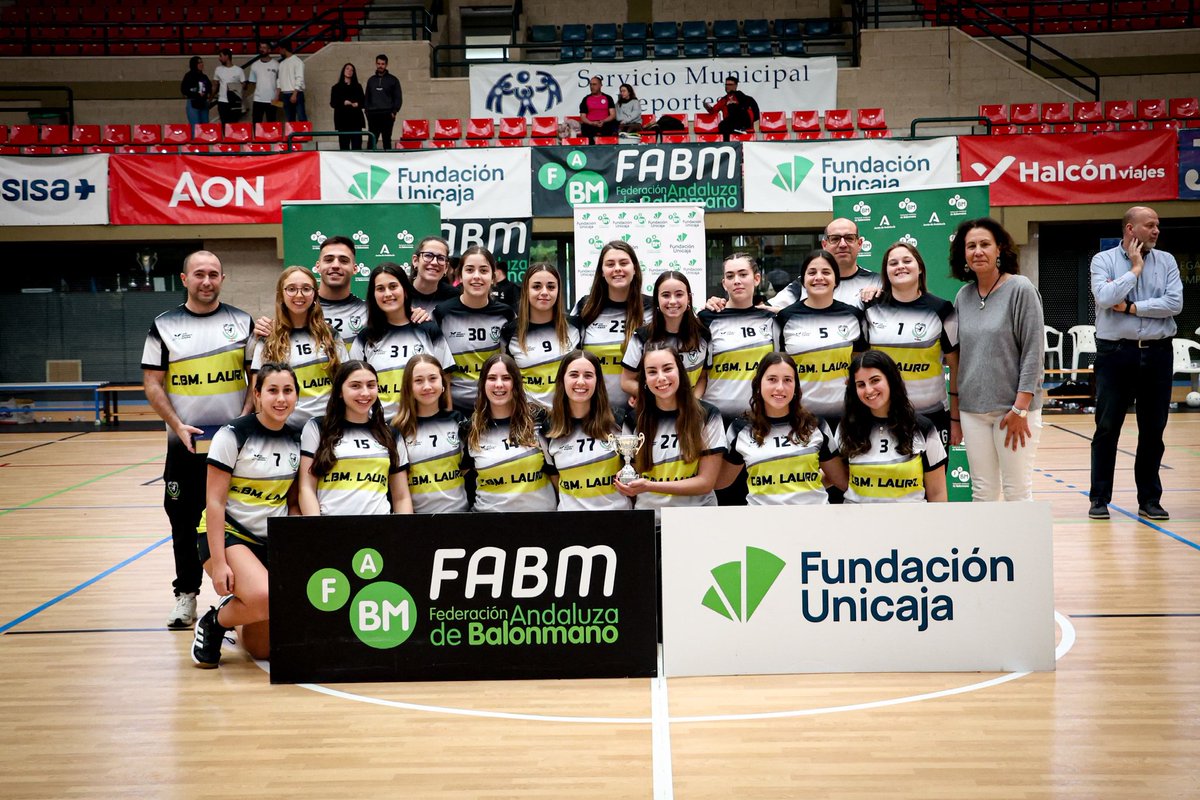 📜 𝐏𝐀𝐋𝐌𝐀𝐑𝐄́𝐒 𝐅𝟒 #DHJF 𝟮𝟬𝟮𝟱🤾‍♀️

🥇 <a href="/BM_Roquetas/">Club Balonmano Roquetas</a> 🏆
🥈 <a href="/BMMalagaCosta/">Costa del Sol Málaga</a>
🥉 <a href="/BMMontequinto/">Helvetia Montequinto</a>
🎖️ #CBMLauro

¡Enhorabuena a los 4️⃣ equipos y muchísimas gracias por este gran fin de semana en <a href="/AytoRoquetas/">Ayto Roquetas de Mar</a>! 😍

📸 <a href="/joaquin573/">Joaquin Corrales</a>

#BalonmanoAndalucía