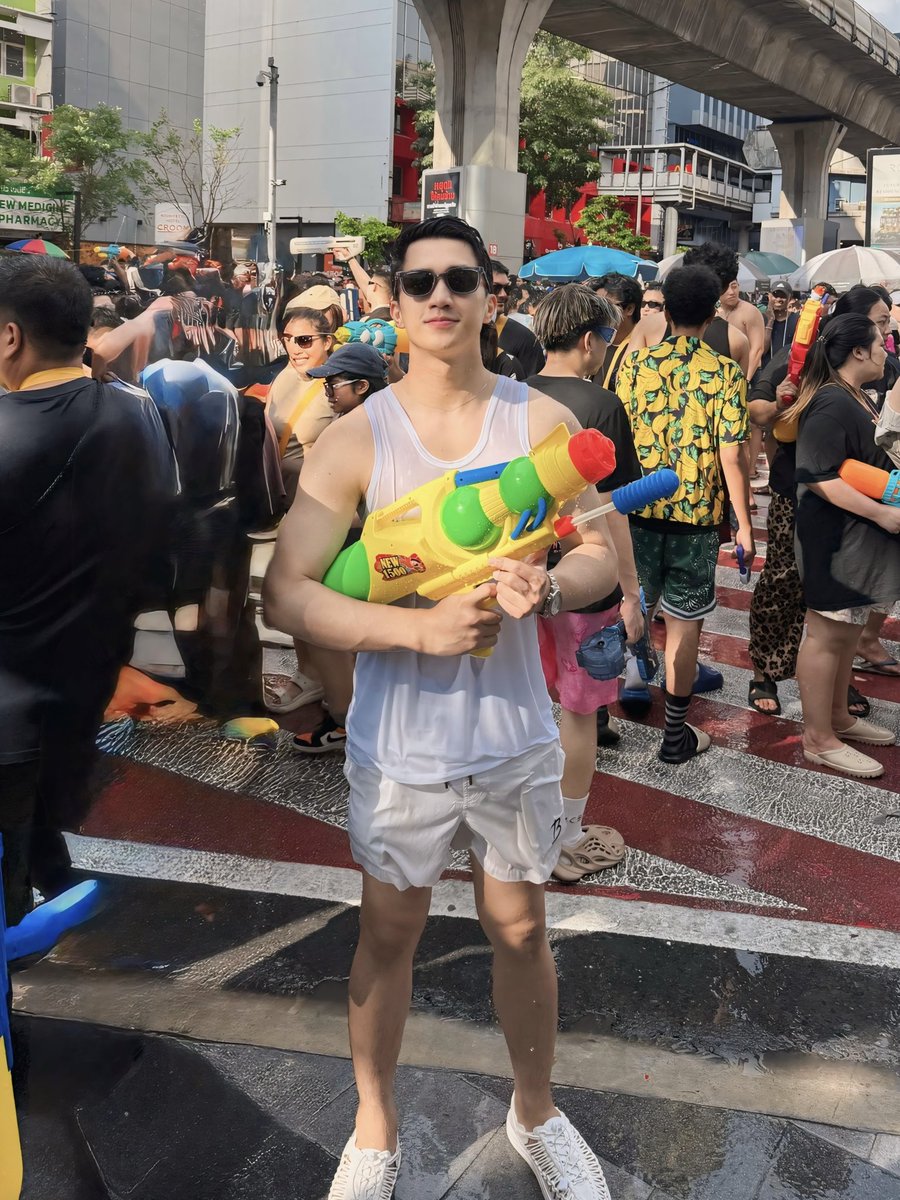 Pew pew #Songkran2025 💦