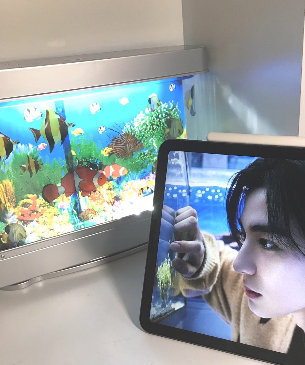 물고기 조명 장만했더요 ~..🐠