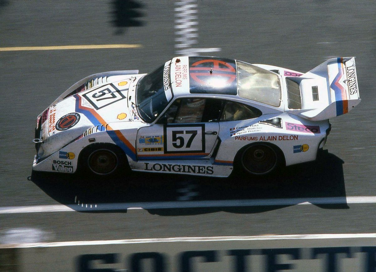 RSF_Motorsport's tweet image. Claude Haldi / Hervе Poulain / Mark Thatcher, Porsche 935/77A
24 Hours of Le Mans, 1981.

#Endurance #WCDM #Haldi #Poulain #Thatcher #Porsche #LeMans24