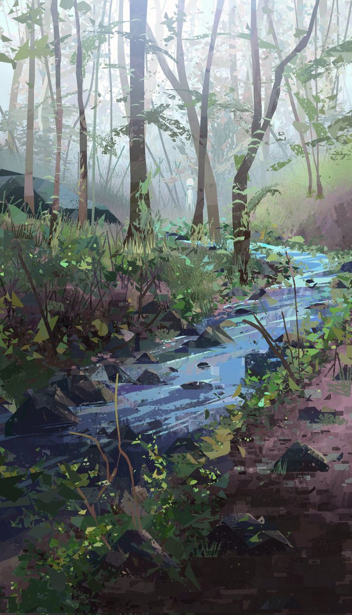 kamillustrator's tweet image. Will you go for a walk in the woods with me?
#Pleinairpril 10