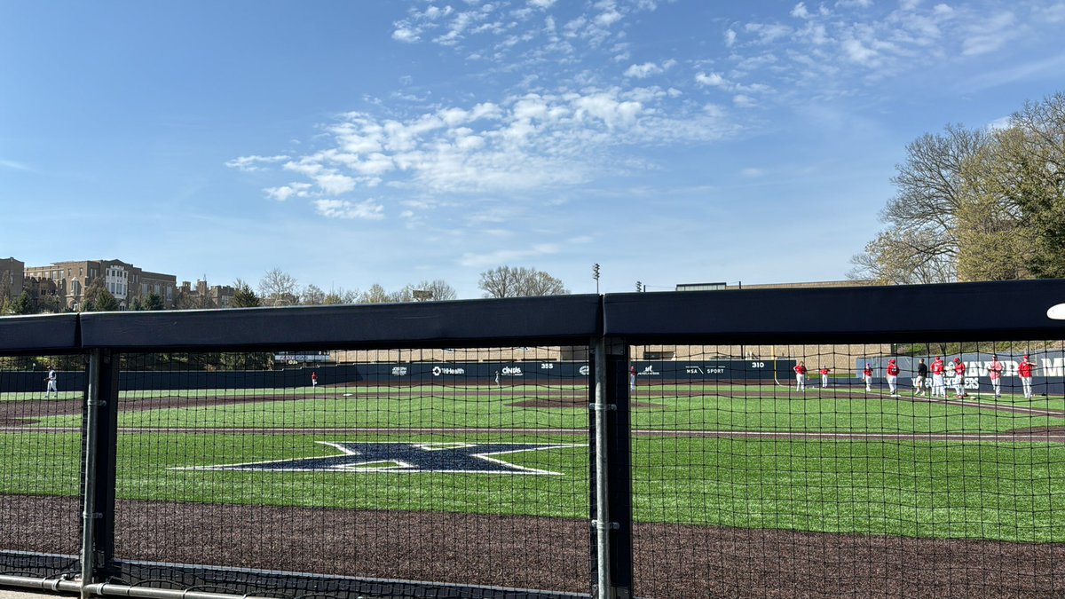 Good morning from Hayden Field! First pitch scheduled for 11:10 am. 

Second game will follow first game. 

Live updates via GameChanger.