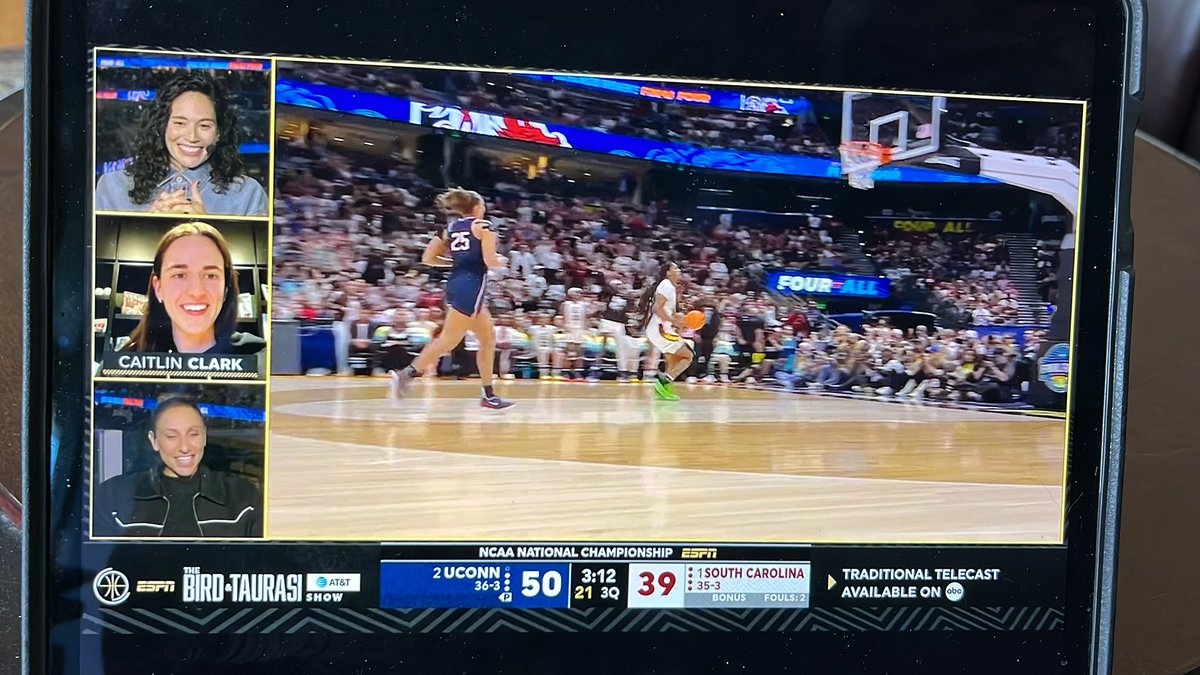 In re-watching the championship game, I’ve been reminded why Geno is the GOAT….his TO at 3:12 in the 3Q, to stop a momentum swing by SC before it really took off.