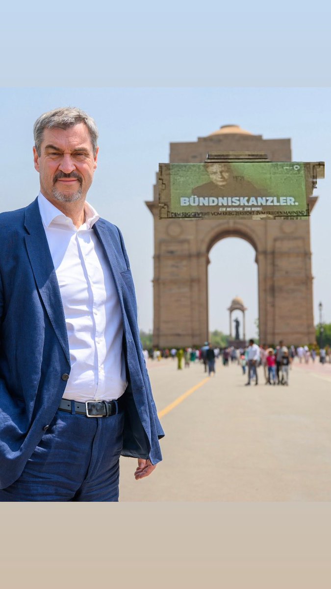 Sogar in Indien. #bündniskanzler