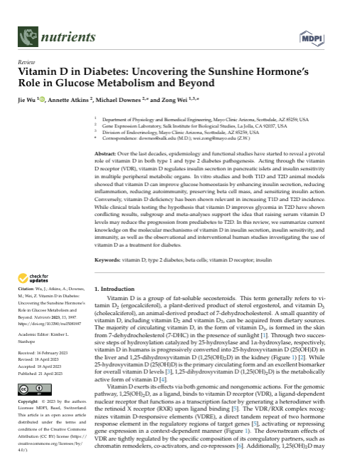 New research highlights Vitamin D's role in diabetes: from boosting insulin secretion to reducing inflammation and autoimmunity.
mdpi.com/2072-6643/15/8…