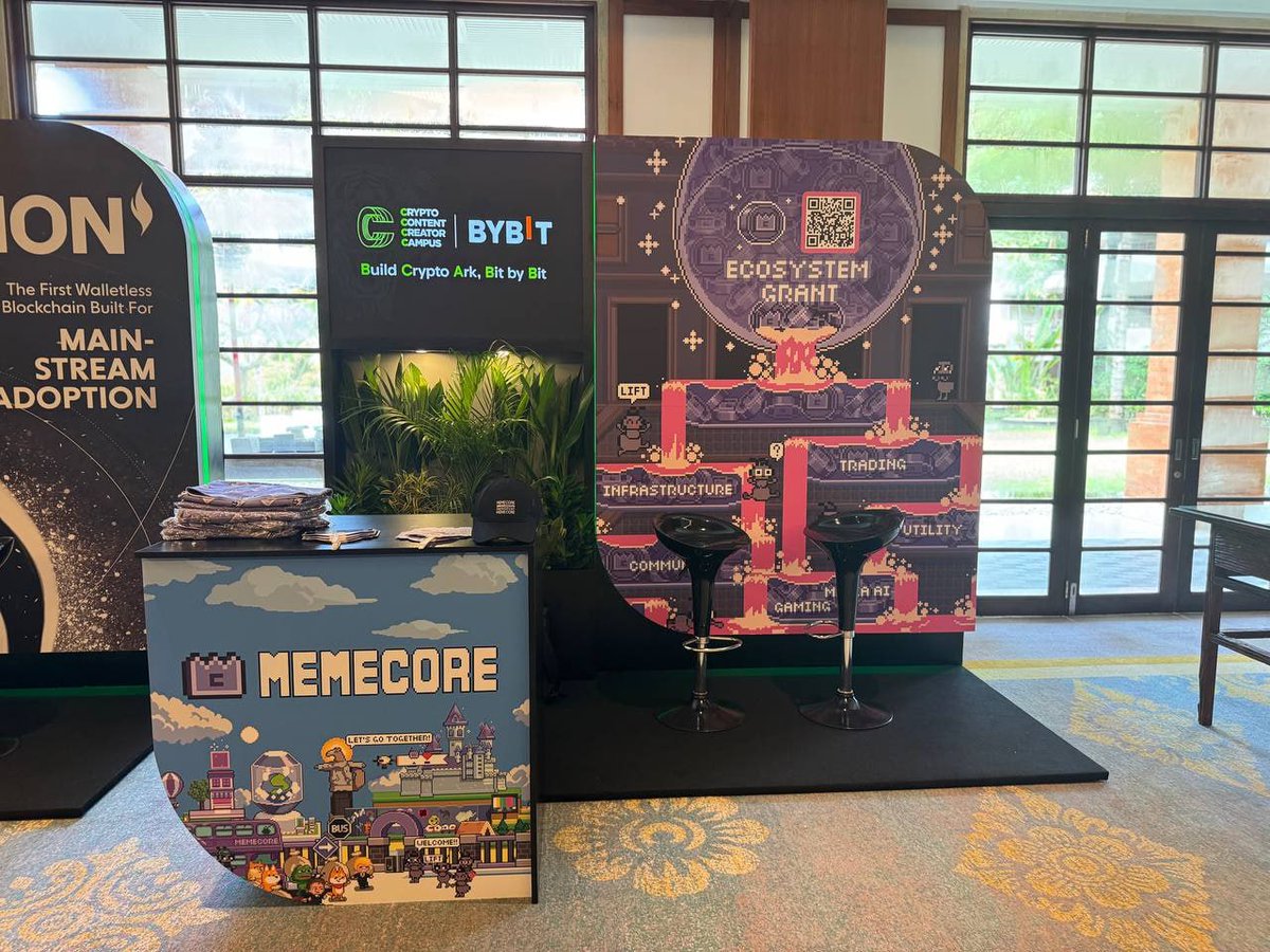 MemeCore_ORG's tweet photo. Bali Rundown at CCCCampus 🇮🇩

Grateful beyond words to everyone who visited us at @CCCCampus in Bali.

We truly enjoyed every moment and had a blast — proud to be one of the sponsors of this incredible event. Sincere thanks to @benbybit, @Bybit_Official & @Bybit_ZH for having us 🙏

It was a special moment to share our mission, vision, passion, and goals with all of you.

We were truly honored to meet so many industry legends who showed genuine interest in MemeCore.

Your unwavering support motivates us to work even harder to truly live up to your expectations.

We deeply appreciate all the love and interest in our project!

LIFT 🐜🔥