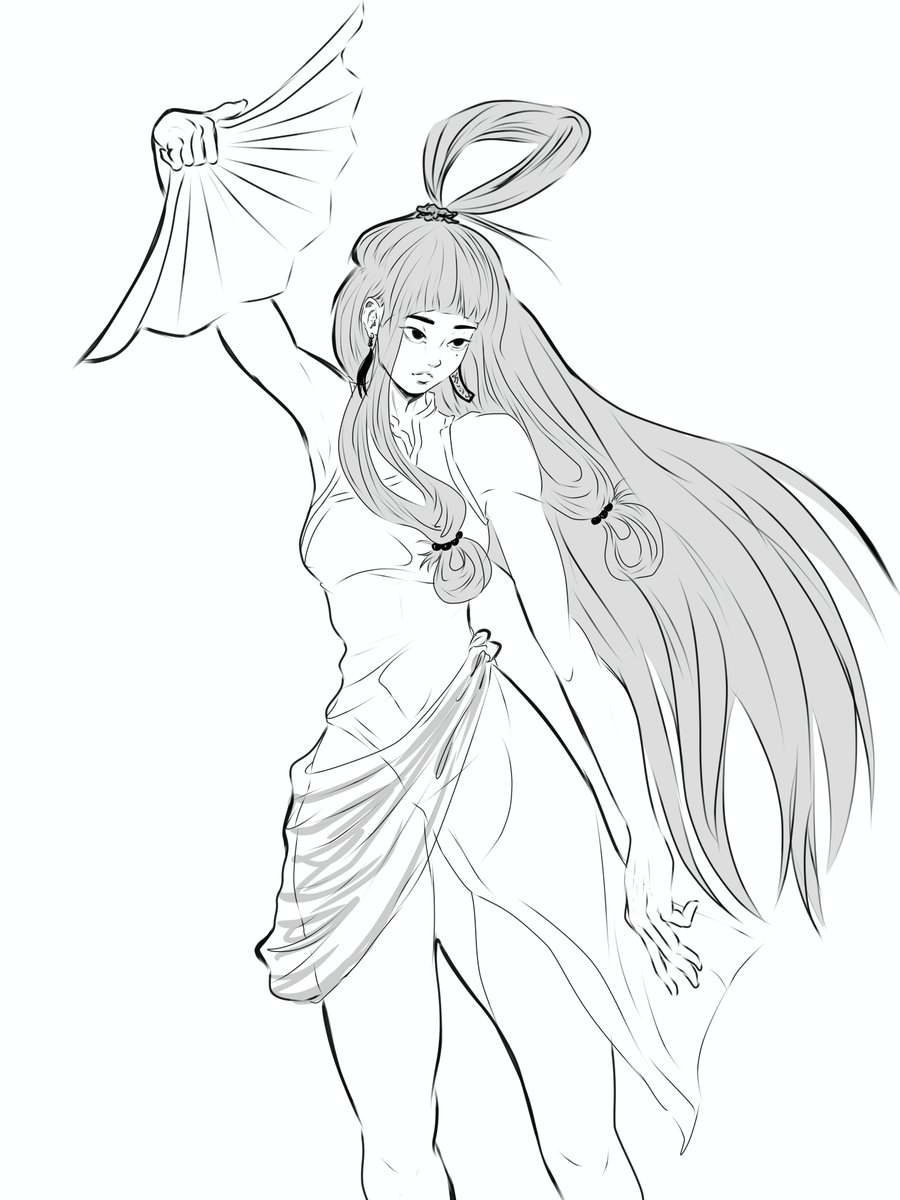 A drawing of 1 hour and 43 minutes of my oc! ✨