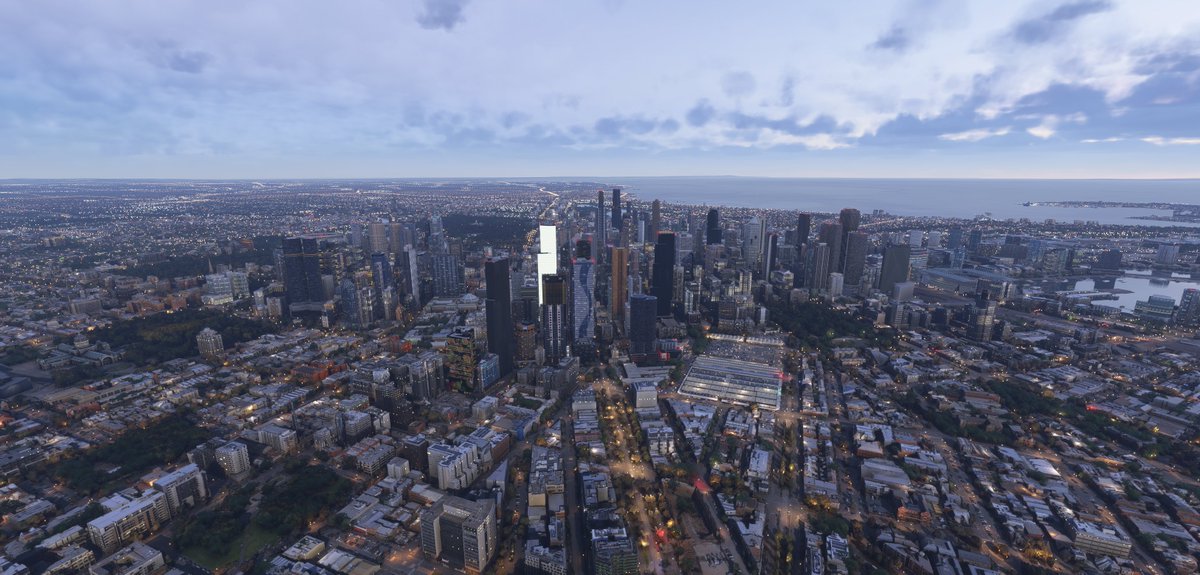 captainab_'s tweet photo. You would think these photos are of Melbourne but did you know they were shot in MSFS 2024? Amazing! ✈️ https://t.co/O9jVtL0a8x
