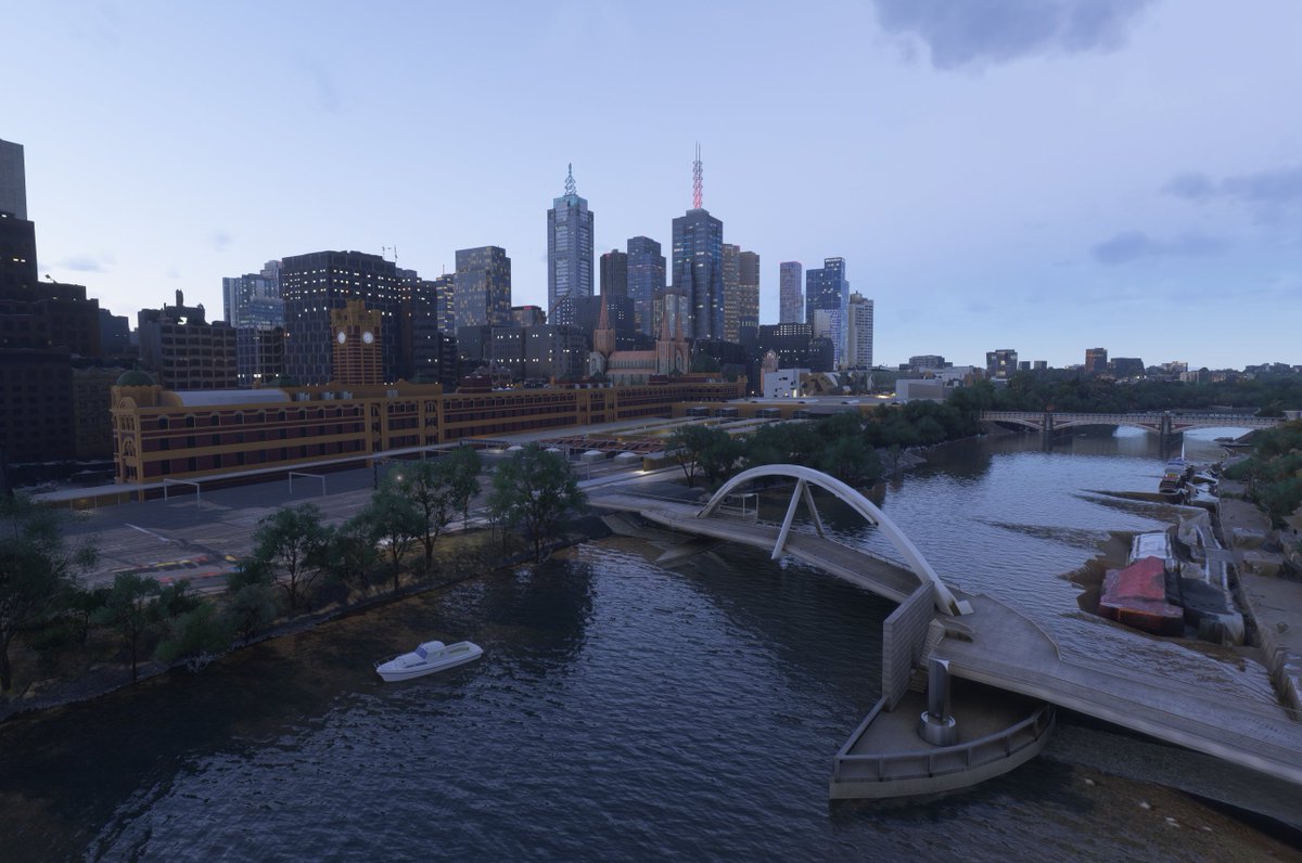 captainab_'s tweet photo. You would think these photos are of Melbourne but did you know they were shot in MSFS 2024? Amazing! ✈️ https://t.co/O9jVtL0a8x