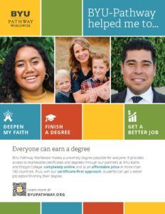 Why I chose to serve as a Sr. Service Missionary with BYU-Pathway Worldwide, supporting students in the Philippines through faith-based online education. buff.ly/VwistZx