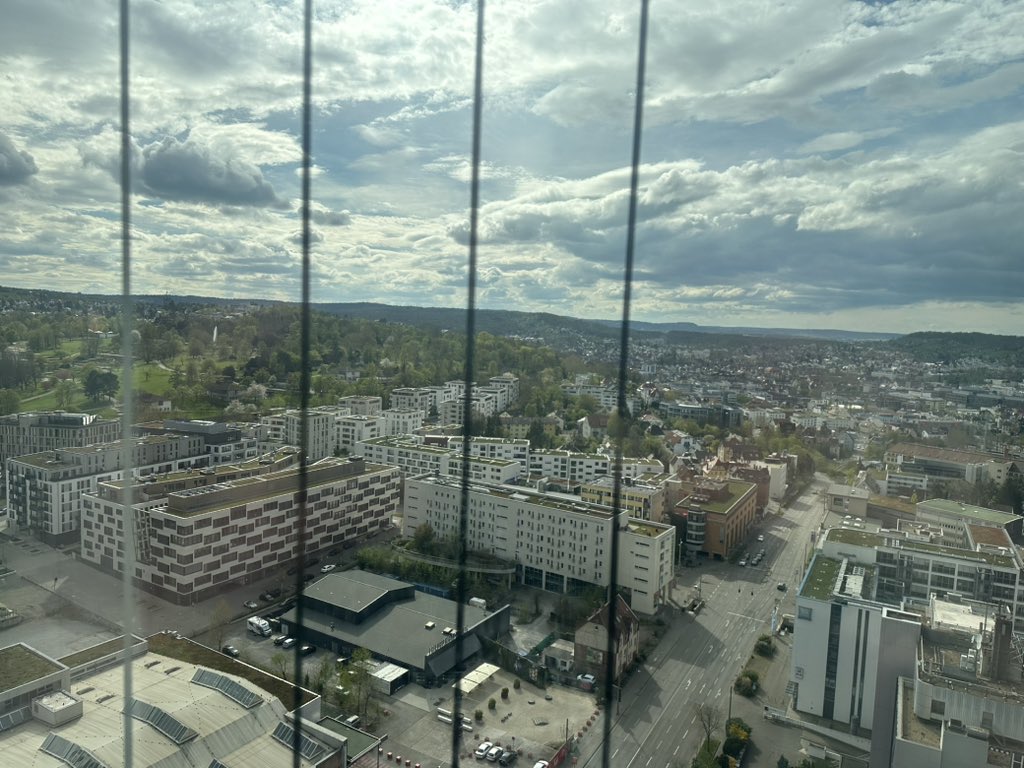 RubioOnTour's tweet photo. After Milan and Bern, I’ve arrived at posh hotel Radisson Blu in Stuttgart. Good job the lift works as my paws wouldn’t have liked stairs to 21st floor.

Another Ist Ist gig tonight then off home to see Mummy and Pendle tomorrow. https://t.co/8bLLzIzUFd