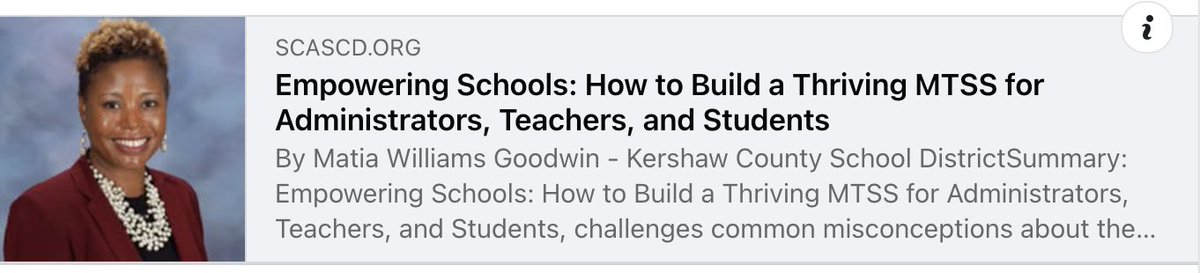 South Carolina ASCD (@scascd) on Twitter photo Check out latest Emerging Leader blog post by Matia Williams Goodwin, <a href="/MatiaGoodwin/">Matia Goodwin</a>
scascd.org/post/empowerin… Check out latest Emerging Leader blog post by Matia Williams Goodwin, <a href="/MatiaGoodwin/">Matia Goodwin</a>
scascd.org/post/empowerin…