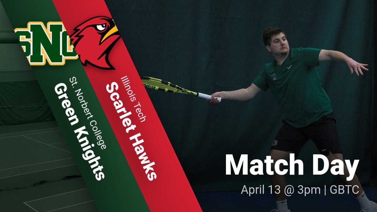 MTN: Another home match for the men today against IIT. It is also our Green Knight Game, so come out and support! #GoGreenKnights

Today we also celebrate our senior, Joe! Thank you!

Live scoring: ioncourt.com/ties/67fbcc7b1…