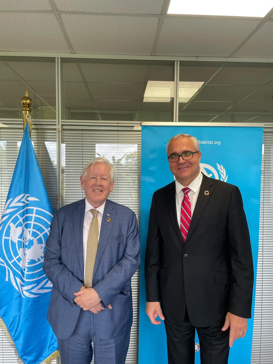 UNECOSOC's tweet image. Good to see my friend @MichalMlynar, Deputy Executive Director @UNHABITAT. Appreciate UN-HABITAT’s engagement in ECOSOC processes and looking forward to our continued work to meet the targets of #SDG11.