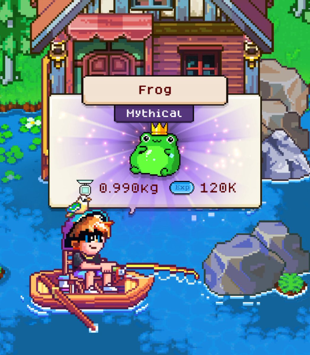 iampohaku's tweet photo. Sunday fishing vibes… just hooked the mythical frog in Fishing Frenzy. https://t.co/X3muWhUH0s