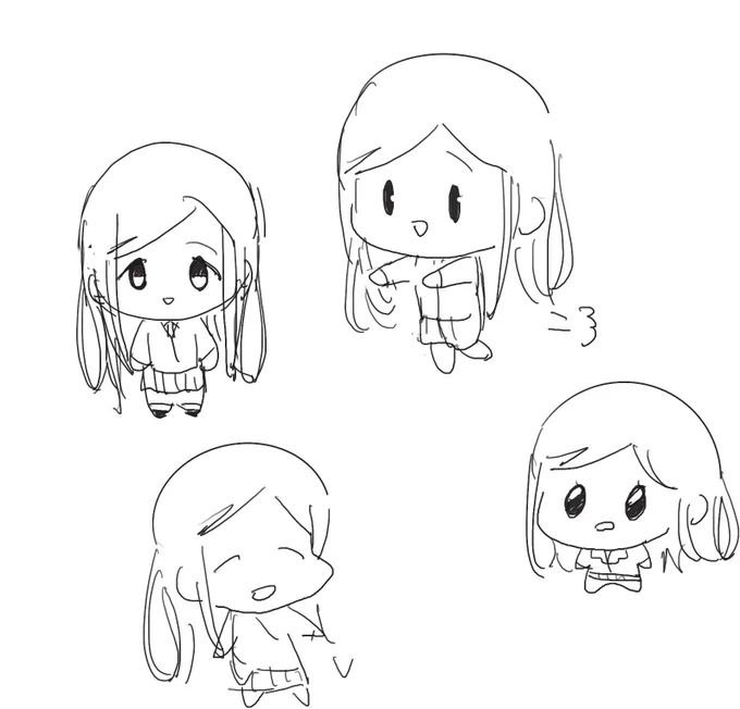 #みんなのデフォ絵と等身絵の比較が見たい 