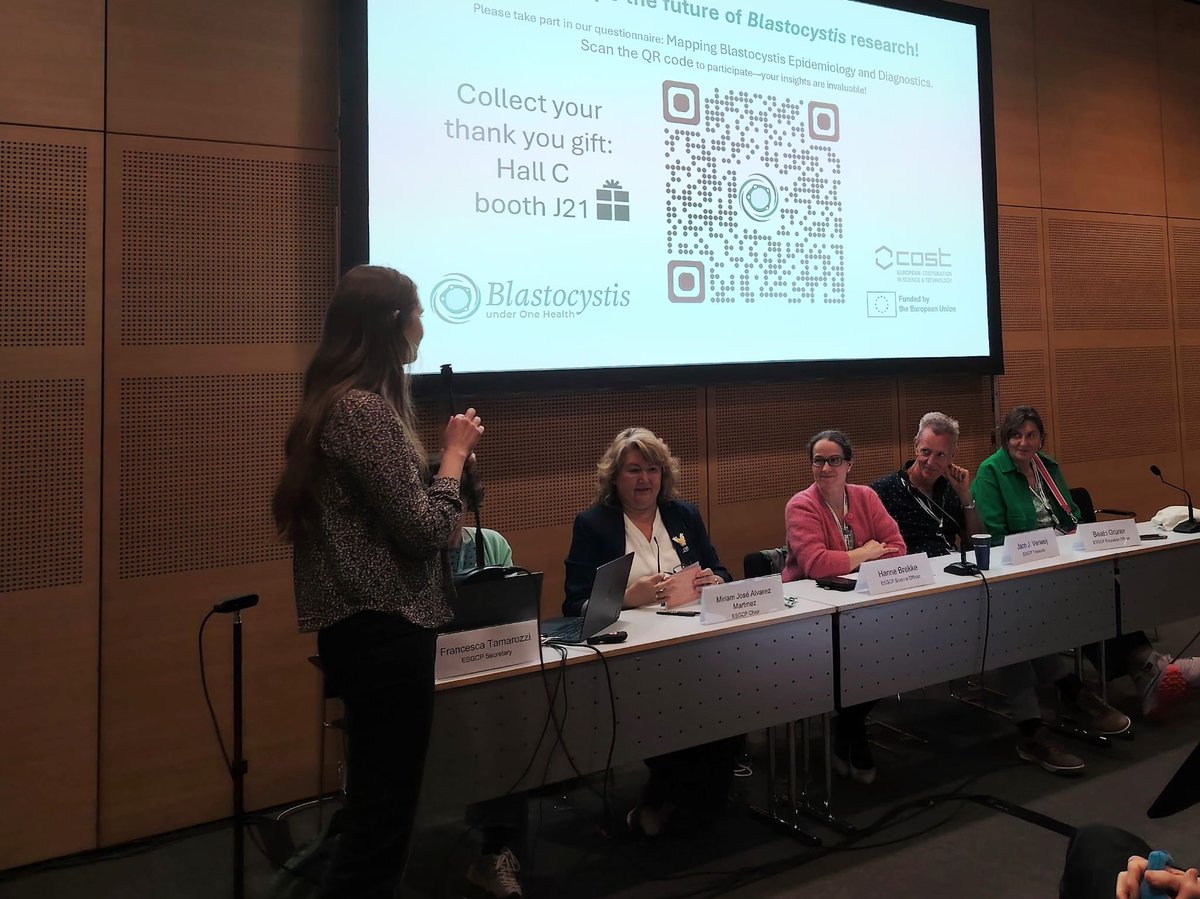 BlastocystisCOST (@blastocystisc) on Twitter photo We would like to thank the <a href="/ESGCP_ESCMID/">ESGCP_ClinicalParasitology</a> for allowing us to present our Action's questionnaire and epidemiological study during their meeting at #ESCMIDGlobal! #ESCMID2025 #ESCMID We would like to thank the <a href="/ESGCP_ESCMID/">ESGCP_ClinicalParasitology</a> for allowing us to present our Action's questionnaire and epidemiological study during their meeting at #ESCMIDGlobal! #ESCMID2025 #ESCMID