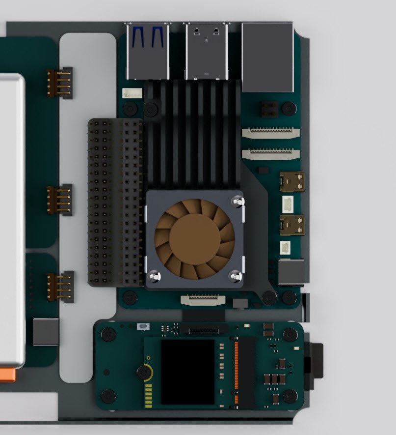 This week’s update: cooling on the Pilet.
We’ve focused on two things: keeping it cool under load and staying quiet.

Both Pilet 5 and 7 use a solid aluminum chassis that doubles as a passive heatsink. We also designed a custom aluminum heatsink that connects directly to it.