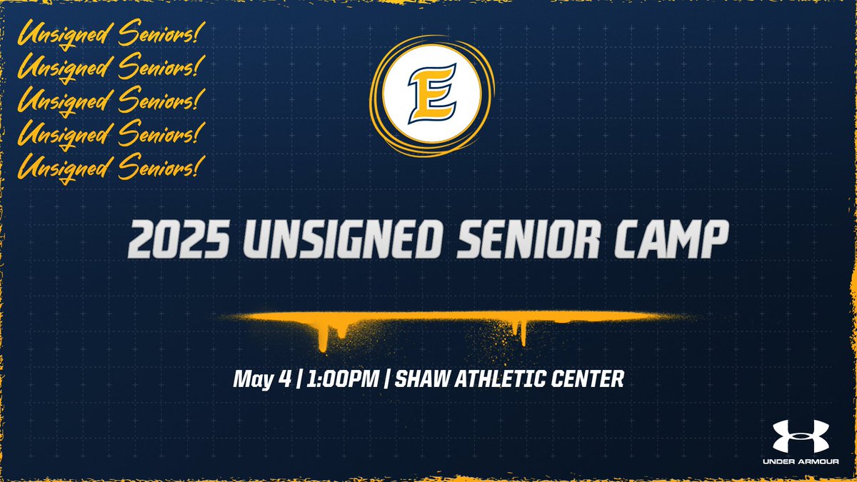 🚨HS Seniors - still looking for an opportunity to play at the next level? Join us for our Unsigned Senior Camp on May 4th at 1PM. For more info see the link below!

…versitybasketballcamps.totalcamps.com/shop/EVENT