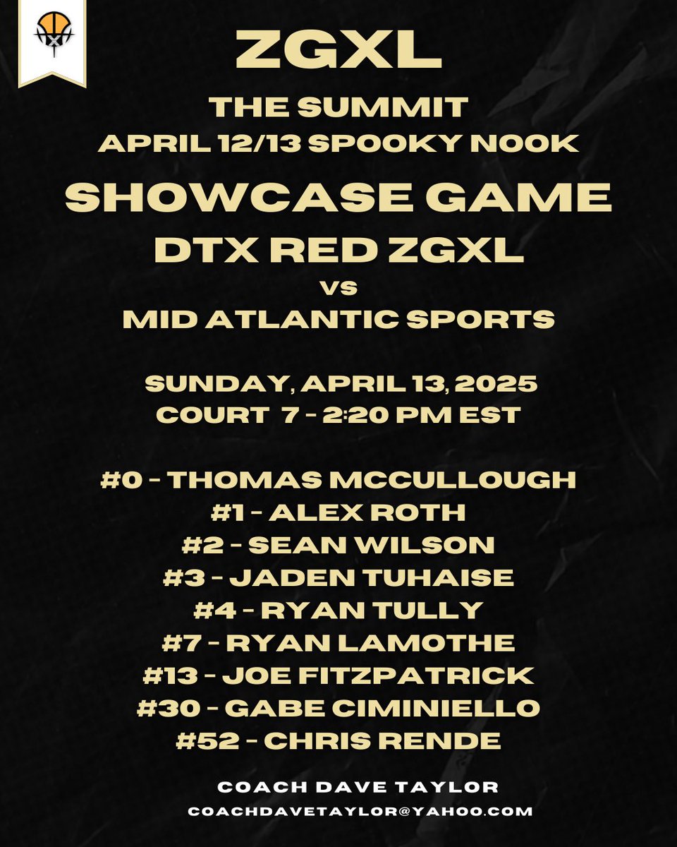 DTX_Recruiting's tweet image. College Coaches: @ZeroGravityXL “The Summit” — @DTXBasketball Red hits the court (7) at 2:20 PM for a showcase game vs Mid Atlantic Sports.
Next level talent on display!