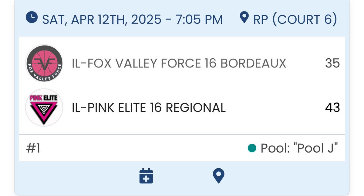 2027 Regional defeat Fox Valley Force 💪🏻