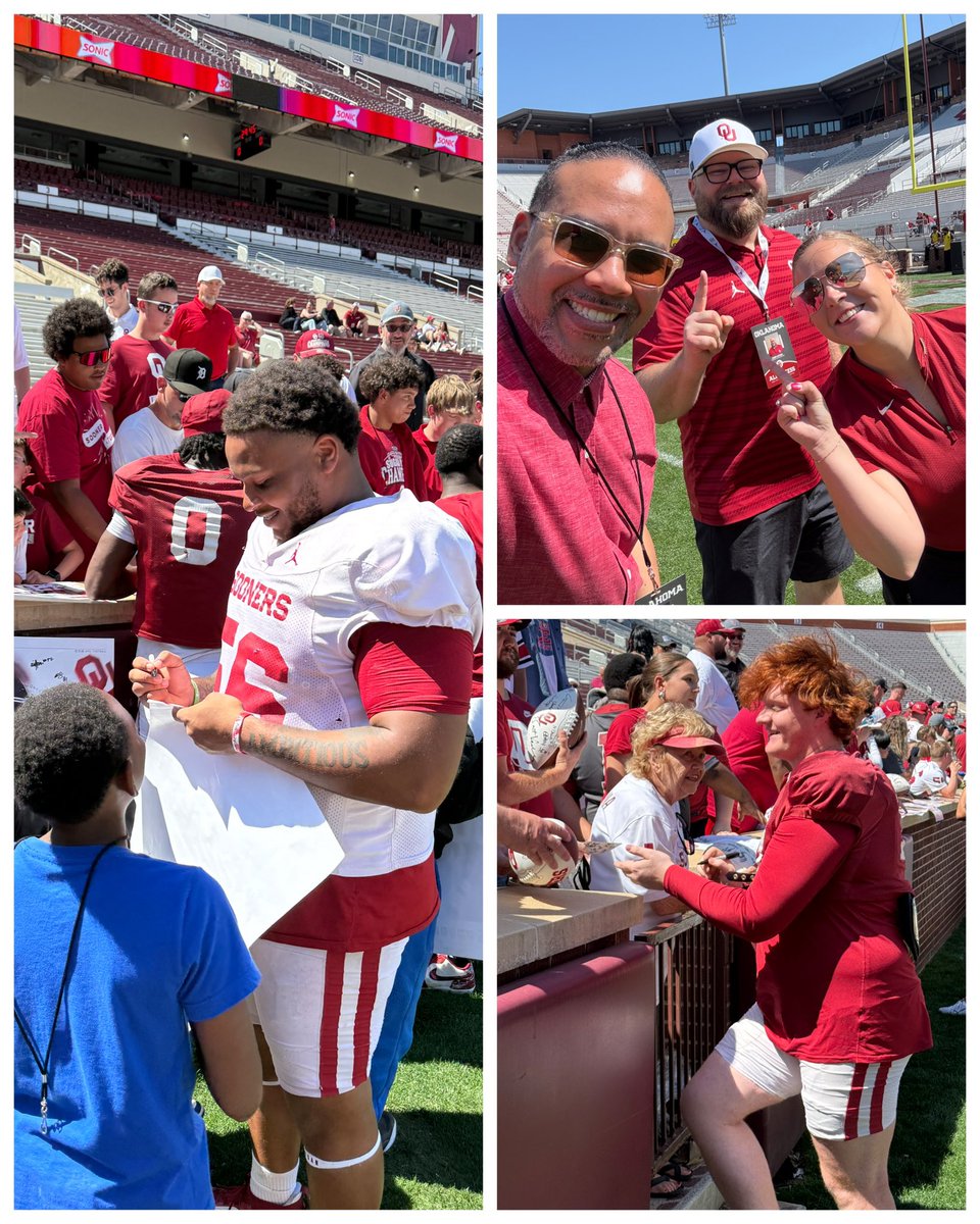 Dr. David Surratt (@drdavidsurratt) on Twitter photo Practice makes progress βπ½βοΈππ½ #CrimsonCombine <a href="/OU_Football/">Oklahoma Football</a> <a href="/OU_Athletics/">Oklahoma Sooners</a> <a href="/students_OU/">OU Student Affairs</a> <a href="/gentrywilliams5/">Gentry Williams</a> <a href="/HeathOzaeta/">Heath Ozaeta</a> <a href="/GracenHalton1/">Gracen Halton</a> <a href="/OURUFNEKS/">OU RUF/NEKS & RUF/NEK Lil' Sis</a> <a href="/OU_ThePRIDE/">The Pride of Oklahoma</a> <a href="/c8lin4nier/">Caitlin Fournier</a> <a href="/ChrisOpheim/">Chris Opheim</a> Practice makes progress βπ½βοΈππ½ #CrimsonCombine <a href="/OU_Football/">Oklahoma Football</a> <a href="/OU_Athletics/">Oklahoma Sooners</a> <a href="/students_OU/">OU Student Affairs</a> <a href="/gentrywilliams5/">Gentry Williams</a> <a href="/HeathOzaeta/">Heath Ozaeta</a> <a href="/GracenHalton1/">Gracen Halton</a> <a href="/OURUFNEKS/">OU RUF/NEKS & RUF/NEK Lil' Sis</a> <a href="/OU_ThePRIDE/">The Pride of Oklahoma</a> <a href="/c8lin4nier/">Caitlin Fournier</a> <a href="/ChrisOpheim/">Chris Opheim</a>