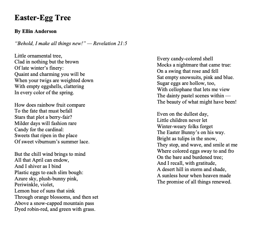 ellin_anderson's tweet photo. Making an #EasterEggTree, or #Ostereierbaum, is a popular #springtime custom in #Germany, #Austria, #Hungary, #Poland, and #America. In the Ozarks they are planted beside the house to drive off witches. #Easter #Ostara #EggTree #eggs #poem #poets #poetry #folklore #FolkloreSunday https://t.co/FnSP61CKkW