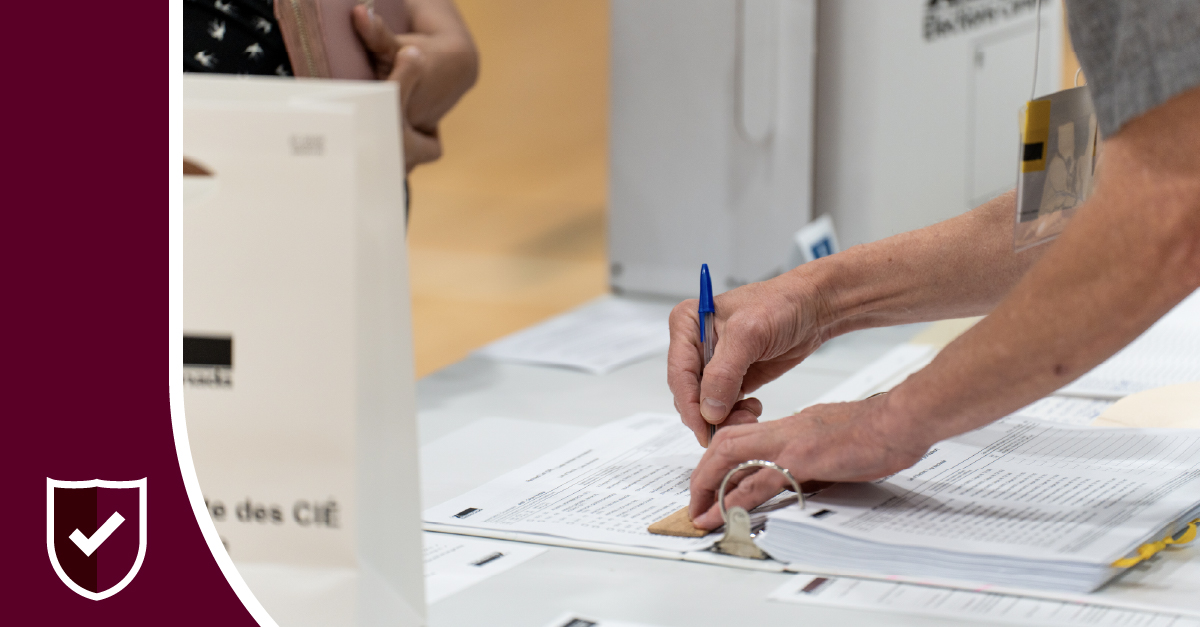 Did you know? Voter registration is an election safeguard. The National Register of Electors is a database of Canadians who are eligible to vote in federal elections. We continually update the Register to ensure the information in it is accurate. (1/2)
