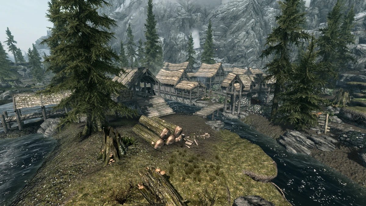_denby_'s tweet photo. I’d recognize Riverwood anywhere https://t.co/1CKOrwdsl9