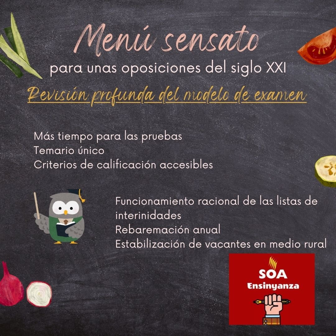 ¡¡Por unas opos más justas!!