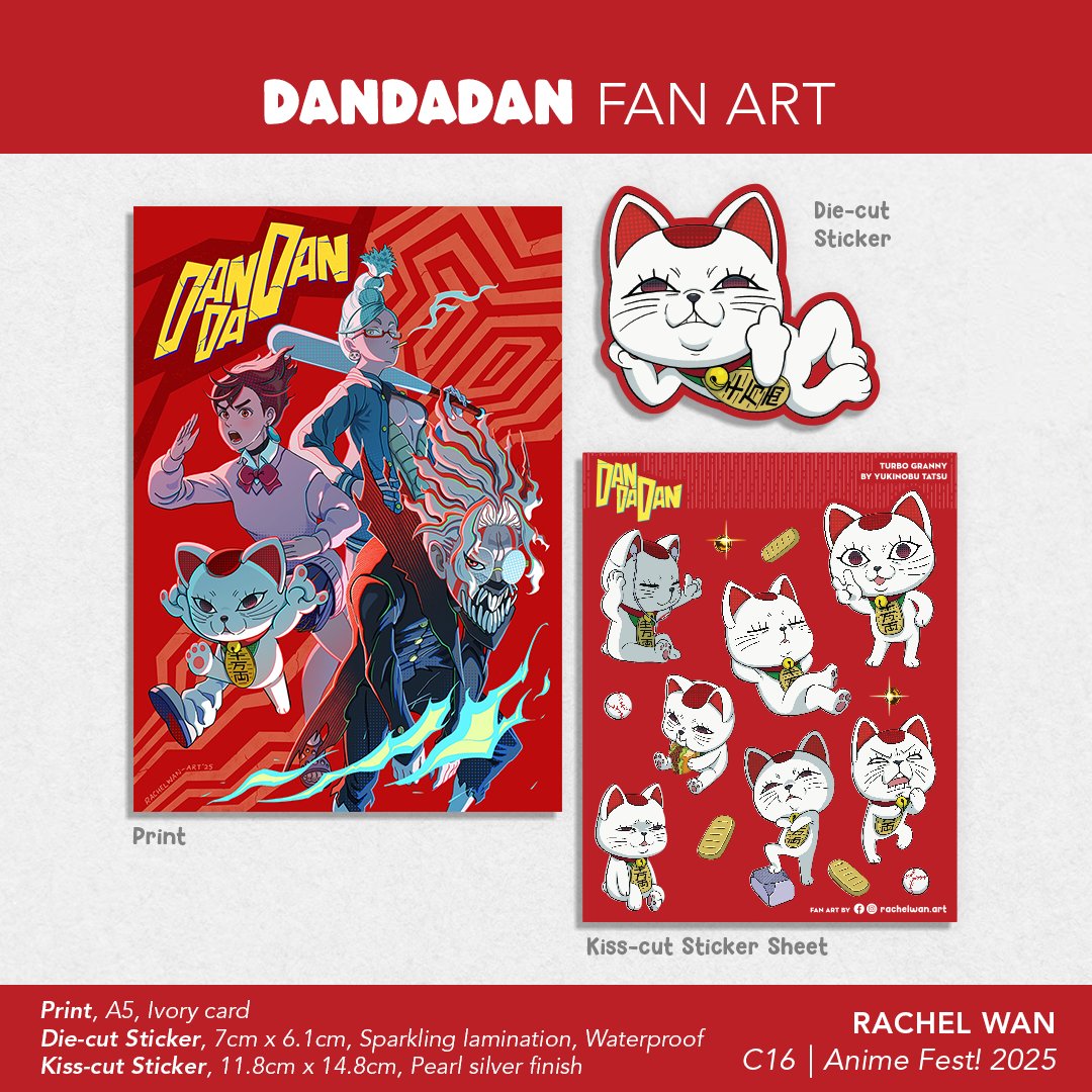 RachelWanArt's tweet photo. Here's my catalogue listing for Anime Fest! 2025 next week! Meet me at booth C16.
#animefest https://t.co/ibA2jEMEfw