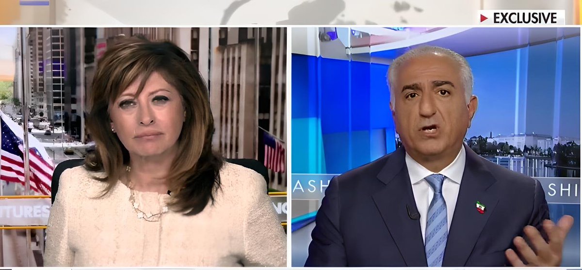 Exiled Iranian Crown Prince Reza Pahlavi <a href="/PahlaviReza/">Reza Pahlavi</a> spoke about the nuclear talks between the U.S. and Iran. ow.ly/vKl150VzCy7 @SundayFurtues @Foxnews